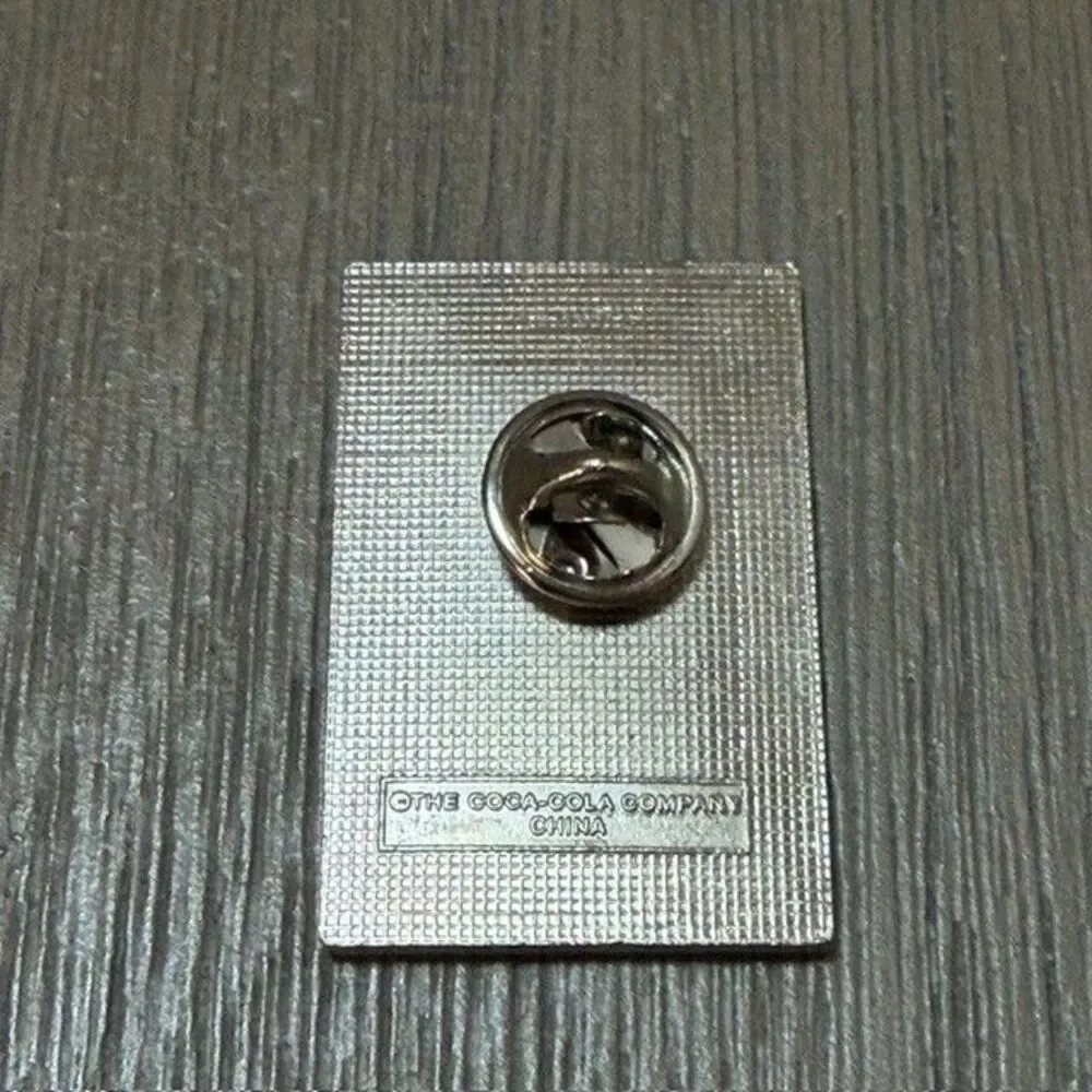 Coca Cola Coke Come and Get It Bottle Dinner Bell Enamel Advertising Lapel Pin